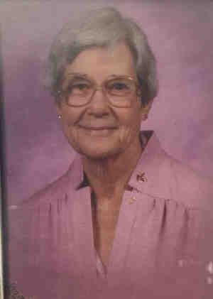 (370 KB)
 
Marvin Brush messaged:  I think that’s the last picture she had taken. It was the one on the program and on display at her funeral.
(Click on Picture to View Full Size)